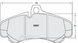 0991.331.17.44, PFC 0991.331.17.44 Front Brake Pads for PORSCHE 996 GT2/GT3 / 997 Turbo/GT3 380mm (331 Compound, 17 mm) في الإمارات, دبي. Condition - new. Price 3,540 AED. Photo, seller contacts | AUTO.AE