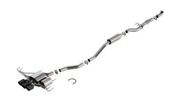 140927CFBA, BORLA 140927CFBA Exhaust system Cat-Back 2.75" ATAK 3 RD AC CFBA CR Tip 4" RD X 6.62", 4.5" RD X 6.49" Carbon fiber black anodized for HONDA Civic Type R 2.0L 4 Cyl Turbo MT FWD 4DR Hatchback 2023 in UAE, Dubai. Condition - new. Price 15,020 AED. Photo, seller contacts | AUTO.AE