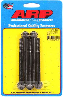 741-3500, ARP 741-3500 SAE Bolt Kit 5/16-24 x 3.500 12pt black oxide bolts в ОАЭ, Дубай. Состояние - новое. Цена 210 AED. Фото, контакты продавца | AUTO.AE