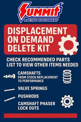 CMB-09-0048, Summit Racing™ Cylinder Deactivation Delete Combo Pro Packs 09-0048 in UAE, Dubai. Condition - new. Price 4,100 AED. Photo, seller contacts | AUTO.AE