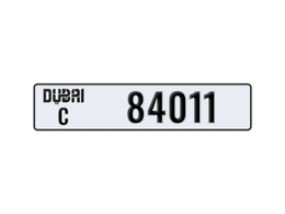 لوحة أرقام دبي C 84011