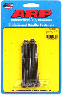740-3000, ARP 740-3000 SAE Bolt Kit 1/4-28 x 3.000 12pt black oxide bolts в ОАЭ, Дубай. Состояние - новое. Цена 200 AED. Фото, контакты продавца | AUTO.AE