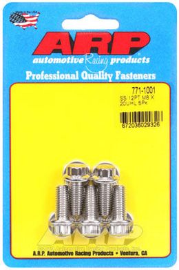 771-1001, ARP 771-1001 Metric Thread Bolt Kit M8 x 1.25 x 20 12pt SS bolts in UAE, Dubai. Condition - new. Price 220 AED. Photo, seller contacts | AUTO.AE