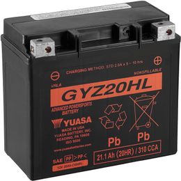 YSA-GYZ20HL, Yuasa GYZ Maintenance-Free Batteries GYZ20HL в ОАЭ, Дубай. Состояние - новое. Цена 790 AED. Фото, контакты продавца | AUTO.AE