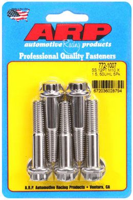 772-1007, ARP 772-1007 Metric Thread Bolt Kit M10 x 1.50 x 50 12pt SS bolts in UAE, Dubai. Condition - new. Price 280 AED. Photo, seller contacts | AUTO.AE