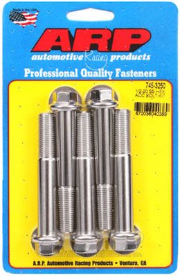 745-3250, ARP 745-3250 SAE Bolt Kit 1/2-20 x 3.250 hex SS bolts в ОАЭ, Дубай. Состояние - новое. Цена 320 AED. Фото, контакты продавца | AUTO.AE