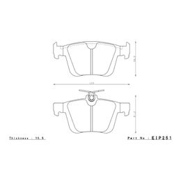 EIP251MX72, ENDLESS EIP251MX72 Rear Brake Pads for VW Golf GTI Clubsport / Golf R (MK7) في الإمارات, دبي. Condition - new. Price 1,170 AED. Photo, seller contacts | AUTO.AE