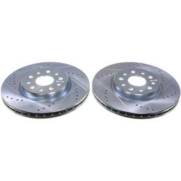 PWR-AR83114XPR, PowerStop Evolution Drilled and Slotted Rotors for 2022-2024 GRAND CHEROKEE, 2021-2024 GRAND CHEROKEE L - AR83114XPR in UAE, Dubai. Condition - new. Price 830 AED. Photo, seller contacts | AUTO.AE