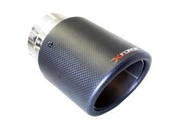XFO-S0044, XForce  Round, Carbon fiber 3 Inch Exhaust Tip ES-VWGTI-CF-TIPS في الإمارات, دبي. Condition - new. Price 860 AED. Photo, seller contacts | AUTO.AE