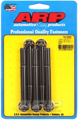 742-3500, ARP 742-3500 SAE Bolt Kit 3/8-24 x 3.500 12pt black oxide bolts в ОАЭ, Дубай. Состояние - новое. Цена 210 AED. Фото, контакты продавца | AUTO.AE