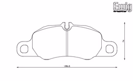 EIP193CCRg, ENDLESS EIP193CCRg Front brake pads PORSCHE 3.6 CARRERA/911(991) 3.4 CARRERA/4 في الإمارات, دبي. Condition - new. Price 1,270 AED. Photo, seller contacts | AUTO.AE