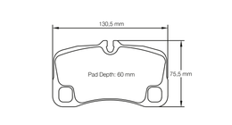 8008-RSL1, PAGID 8008-RSL1 Rear brake pads RSL1 PORSCHE 997 GT3 Cup [17 mm thick pads] في الإمارات, دبي. Condition - new. Price 2,440 AED. Photo, seller contacts | AUTO.AE