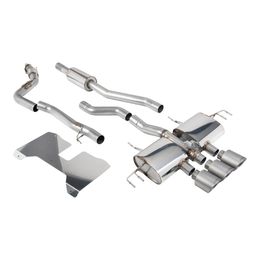 SSXHO282, MILLTEK SSXHO282 Cat-Back Exhaust, 3" (Brushed Titanium GT-115 Trims) for HONDA Civic Type R (FL5) 2022- в ОАЭ, Дубай. Состояние - новое. Цена 15 120 AED. Фото, контакты продавца | AUTO.AE