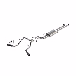 140238BC, BORLA 140238BC Cat-Back Exhaust 2.25", Touring (4" Black Chrome Tips) for TOYOTA Tundra 5.7L 2007-2008 в ОАЭ, Дубай. Состояние - новое. Цена 8 160 AED. Фото, контакты продавца | AUTO.AE