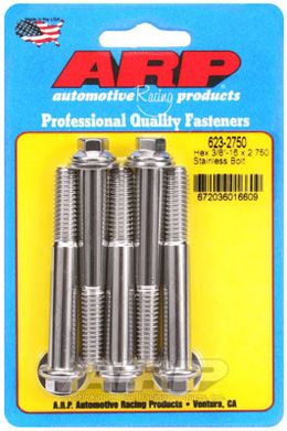 623-2750, ARP 623-2750 SAE Bolt Kit 3/8-16 x 2.750 hex SS bolts в ОАЭ, Дубай. Состояние - новое. Цена 240 AED. Фото, контакты продавца | AUTO.AE