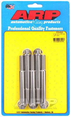 616-4000, ARP 616-4000 SAE Bolt Kit 7/16-14 X 4.000 12pt SS bolts в ОАЭ, Дубай. Состояние - новое. Цена 320 AED. Фото, контакты продавца | AUTO.AE