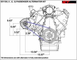 ICB-551136-2, ICT Billet Alternator Brackets 551136-2 в ОАЭ, Дубай. Состояние - новое. Цена 770 AED. Фото, контакты продавца | AUTO.AE