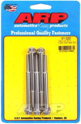 611-3250, ARP 611-3250 SAE Bolt Kit 1/4-20 x 3.250 12pt SS bolts في الإمارات, دبي. Condition - new. Price 220 AED. Photo, seller contacts | AUTO.AE