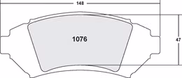 1076.22, PFC 1076.22 Brake Pads Z-RATED for CHEVROLET Impala 2005 в ОАЭ, Дубай. Состояние - новое. Цена 410 AED. Фото, контакты продавца | AUTO.AE
