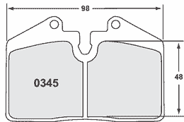 0345.08.17.44, PFC 0345.08.17.44 Rear Brake Pads RACE for PORSCHE 911 Carrera (993) / Turbo / Turbo S (964) (08 Compound, 17 mm) في الإمارات, دبي. Condition - new. Price 1,330 AED. Photo, seller contacts | AUTO.AE