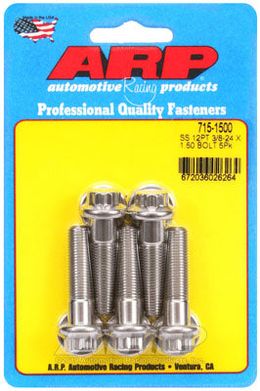 715-1500, ARP 715-1500 SAE Bolt Kit 3/8-24 x 1.500 12pt 7/16 wrenching SS bolts في الإمارات, دبي. Condition - new. Price 240 AED. Photo, seller contacts | AUTO.AE