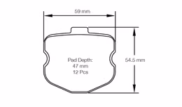 8240-RSL29, PAGID 8240-RSL29 Brake pads RSL29 (front/rear) for CHEVROLET Corvette C6 Grand Sport 2010-2013 in UAE, Dubai. Condition - new. Price 2,990 AED. Photo, seller contacts | AUTO.AE