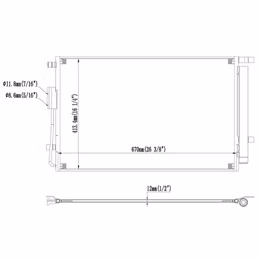RCG-31-30142, Reach Cooling Air Conditioning Condensers for 2019-2020 SANTA FE, 2018 SANTA FE SPORT - 31-30142 в ОАЭ, Дубай. Состояние - новое. Цена 440 AED. Фото, контакты продавца | AUTO.AE