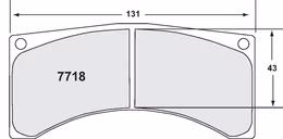 7718.01.22.34, PFC 7718.01.22.34 Brake pads RACE 01 CMPD 22MM PEUGEOT 307 WRC (Gravel) Front & rear in UAE, Dubai. Condition - new. Price 4,560 AED. Photo, seller contacts | AUTO.AE