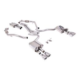 SSXAU1120, MILLTEK SSXAU1120 Cat-Back Exhaust, 2.5" (Polished GT-100 Trims) for AUDI S5 (B9) 2017- في الإمارات, دبي. Condition - new. Price 17,350 AED. Photo, seller contacts | AUTO.AE