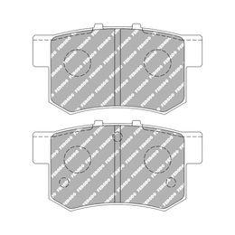 FCP956W, FERODO FCP956W Rear Brake Pads DS1.11 for HONDA Civic 7 Type-R in UAE, Dubai. Condition - new. Price 1,280 AED. Photo, seller contacts | AUTO.AE
