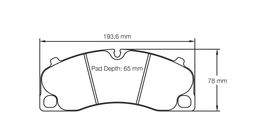 4908-RSL1, PAGID 4908-RSL1 Front brake pads RSL1 for PORSCHE 718 Cayman GTS 4.0 982C (PCCB brakes) / 991.2 3.0 Carrera GTS (iron brakes) في الإمارات, دبي. Condition - new. Price 3,170 AED. Photo, seller contacts | AUTO.AE
