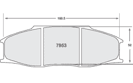 7953.13.30.44, PFC 7953.13.30.44 Brake Pads RACE 13 CMPD 30 mm (for ZR53 caliper) for PORSCHE 911 GT3 / GT2 (997) في الإمارات, دبي. Condition - new. Price 3,250 AED. Photo, seller contacts | AUTO.AE