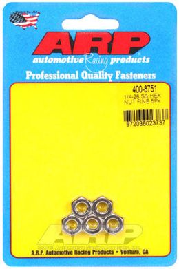 400-8751, ARP 400-8751 Nut Kit 1/4"-28 SS fine hex в ОАЭ, Дубай. Состояние - новое. Цена 150 AED. Фото, контакты продавца | AUTO.AE