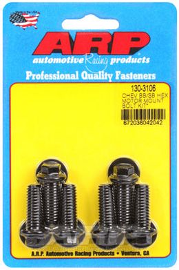 130-3106, ARP 130-3106 Motor Mount Bolt Kit for CHEVROLET V6 & V8 mount to block w/ energy suspension mounts. hex в ОАЭ, Дубай. Состояние - новое. Цена 180 AED. Фото, контакты продавца | AUTO.AE