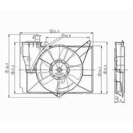 BDY-TO3115119, Body Parts Replacement Electric Cooling Fans for 2004-2006 XB, XA, 2004-2005 ECHO - TO3115119 في الإمارات, دبي. Condition - new. Price 330 AED. Photo, seller contacts | AUTO.AE