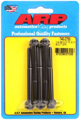 740-2750, ARP 740-2750 SAE Bolt Kit 1/4-28 x 2.750 12pt black oxide bolts في الإمارات, دبي. Condition - new. Price 200 AED. Photo, seller contacts | AUTO.AE