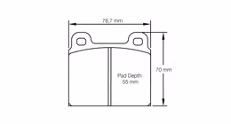 4503-RSH42, PAGID 4503-RSH42 Front brake pads RSH42 PORSCHE 911 S 72 - 83 في الإمارات, دبي. Condition - new. Price 1,140 AED. Photo, seller contacts | AUTO.AE
