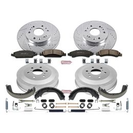 PWR-K15263DK, PowerStop Z23 Evolution Sport Disc and Drum Brake Upgrade Kits for 2009-2013 SIERRA 1500, SILVERADO 1500 - K15263DK в ОАЭ, Дубай. Состояние - новое. Цена 2 850 AED. Фото, контакты продавца | AUTO.AE