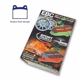 EBC-DP41043R, EBC Yellowstuff Brake Pads for 1991-1992 740, 1991-1995 940, 1992-1997 960 - DP41043R في الإمارات, دبي. Condition - new. Price 630 AED. Photo, seller contacts | AUTO.AE