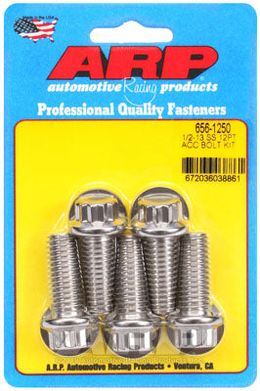 656-1250, ARP 656-1250 SAE Bolt Kit 1/2-13 x 1.250 12pt SS bolts в ОАЭ, Дубай. Состояние - новое. Цена 270 AED. Фото, контакты продавца | AUTO.AE