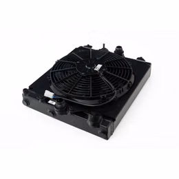 2858XB, CSF 2858XB Half Cooling Radiator with 12″ SPAL Fan (black) for MITSUBISHI Evolution 7/8/9 в ОАЭ, Дубай. Состояние - новое. Цена 3 350 AED. Фото, контакты продавца | AUTO.AE
