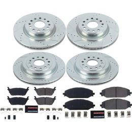 PWR-K8182, PowerStop Z23 Evolution Sport Brake Upgrade Kits for 2019-2025 1500 - K8182 في الإمارات, دبي. Condition - new. Price 3,420 AED. Photo, seller contacts | AUTO.AE