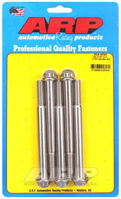 614-4750, ARP 614-4750 SAE Bolt Kit 7/16-14 X 4.750 12pt 1/2 wrenching SS bolts в ОАЭ, Дубай. Состояние - новое. Цена 310 AED. Фото, контакты продавца | AUTO.AE