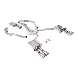 SSXAU1122, MILLTEK SSXAU1122 Cat-Back Exhaust, 2.5" (Brushed Titanium GT-100 Trims) for AUDI S5 (B9) 2017- في الإمارات, دبي. Condition - new. Price 19,420 AED. Photo, seller contacts | AUTO.AE