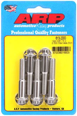 613-2000, ARP 613-2000 SAE Bolt Kit 3/8-16 x 2.000 12pt SS bolts в ОАЭ, Дубай. Состояние - новое. Цена 240 AED. Фото, контакты продавца | AUTO.AE