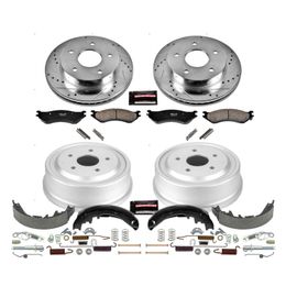 PWR-K15165DK, PowerStop Z23 Evolution Sport Disc and Drum Brake Upgrade Kits for 2000-2001 RAM 1500 - K15165DK в ОАЭ, Дубай. Состояние - новое. Цена 2 380 AED. Фото, контакты продавца | AUTO.AE