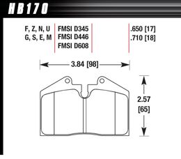 HB170Z.650, HAWK HB170Z.650 Brake Pads STOPTECH ST41 (4 pistons) LC200/LX570 HPS في الإمارات, دبي. Condition - new. Price 870 AED. Photo, seller contacts | AUTO.AE