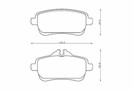 EIP231CCRg, ENDLESS EIP231CCRg Rear brake pads MERCEDES-Benz A45 AMG (W176) в ОАЭ, Дубай. Состояние - новое. Цена 1 270 AED. Фото, контакты продавца | AUTO.AE
