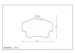 EIP072ME20, ENDLESS EIP072ME20 Rear brake pads PORSCHE 911(996) 3.6 TURBO/3.6 CARRERA 4S/GT2/GT3 in UAE, Dubai. Condition - new. Price 1,130 AED. Photo, seller contacts | AUTO.AE