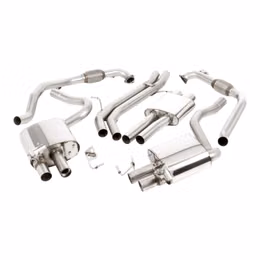 SSXAU1076, MILLTEK SSXAU1076 Cat-Back Exhaust, 2.5" (Titanium GT-90 Trims) for AUDI S4 RHD (B9) 2016– in UAE, Dubai. Condition - new. Price 20,520 AED. Photo, seller contacts | AUTO.AE